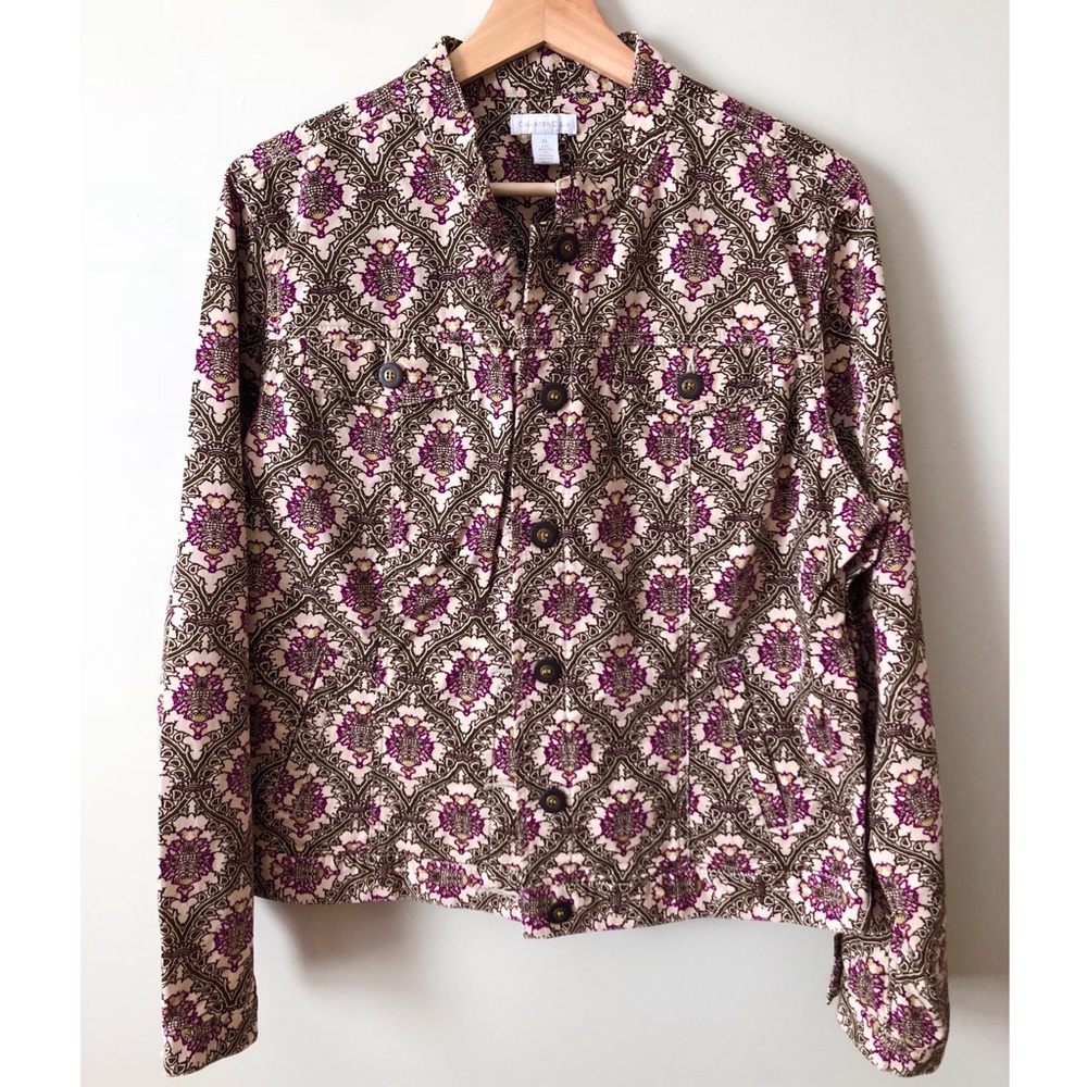 Charter Club • XL • Corduroy Mandarin Jacket
Blazer